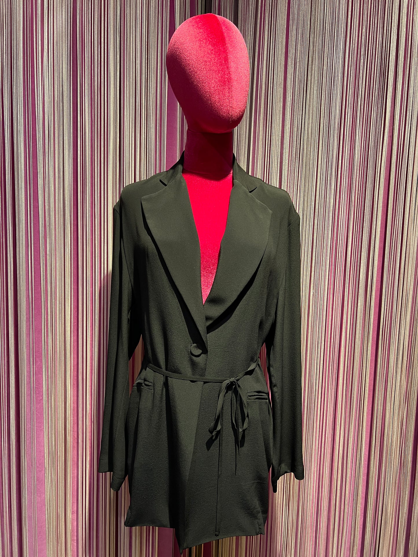 SU official blazer cioccolato con cinta