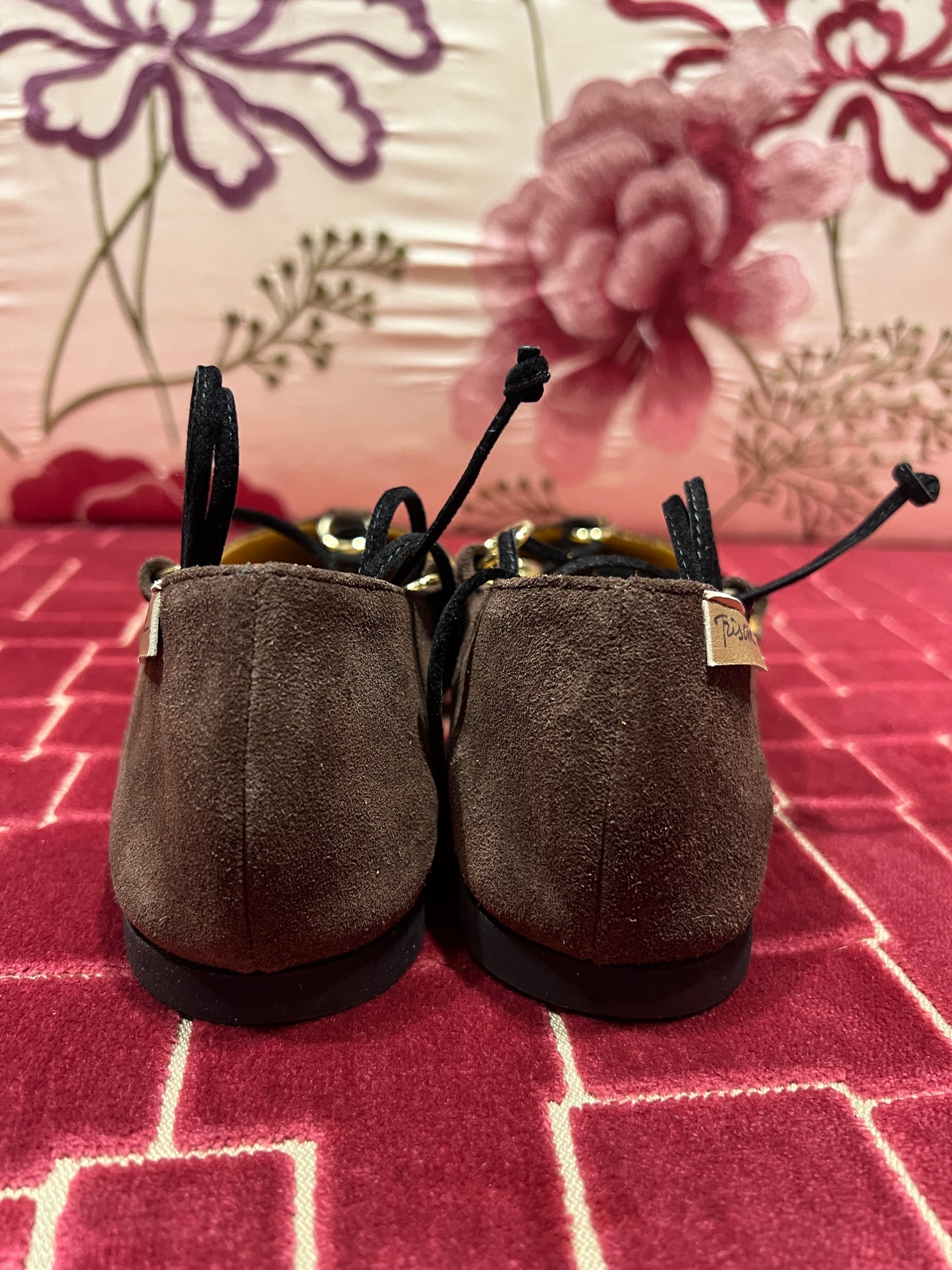 Passion Blanche -20% di sconto Brigitte anello scarpa ballerina scamosciata testa di moro