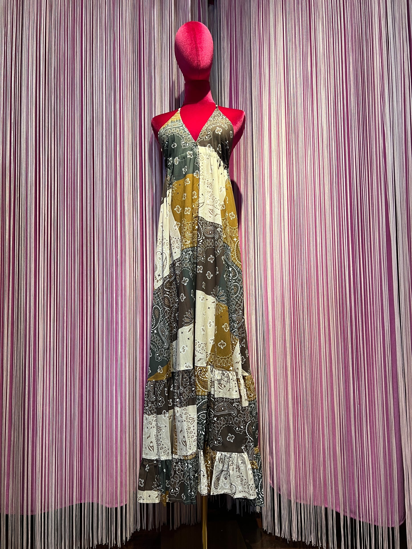 5 Progress abito lungo bandana