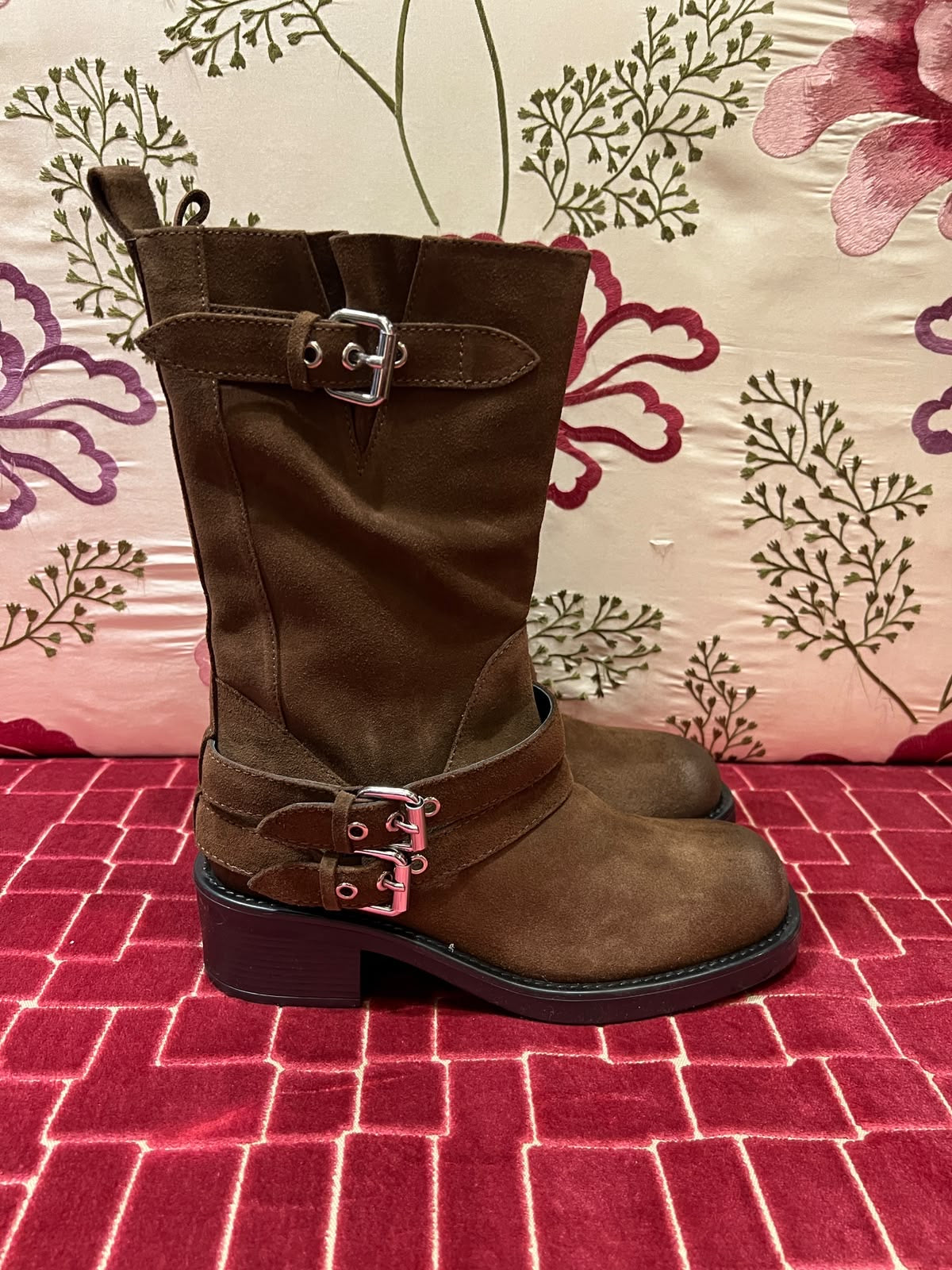 Ermanno Scervino biker camoscio cioccolato