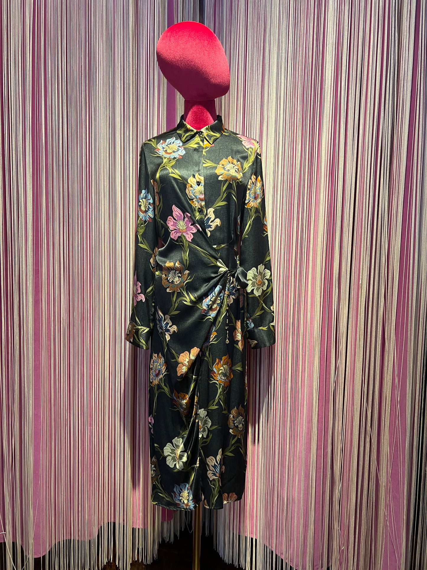 Bazar deluxe abito fantasia floreale manica lunga