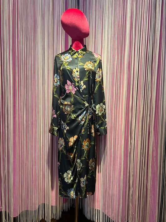 Bazar deluxe abito fantasia floreale manica lunga