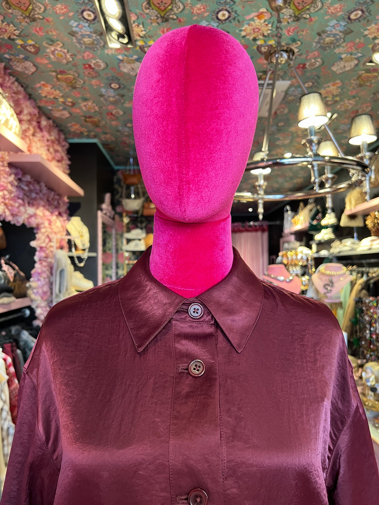 Essentiel antwerp -40% di sconto abito corto burgundi