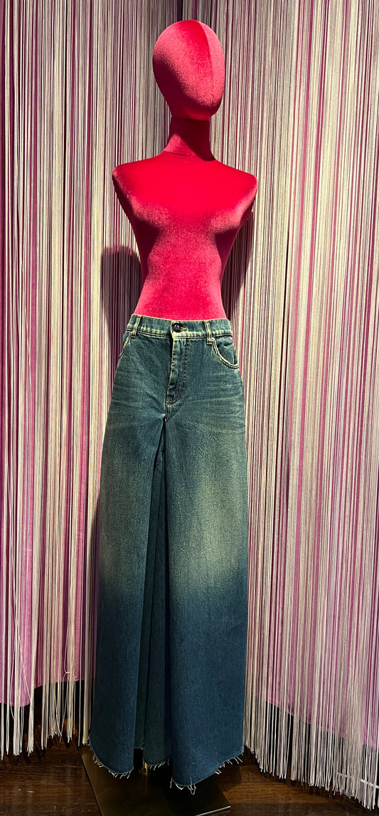 Semicouture pantagonna jeans denim