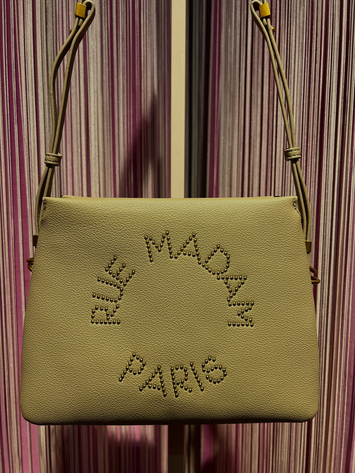 Rue Madam Paris borsa ecopelle taupe con tracolla