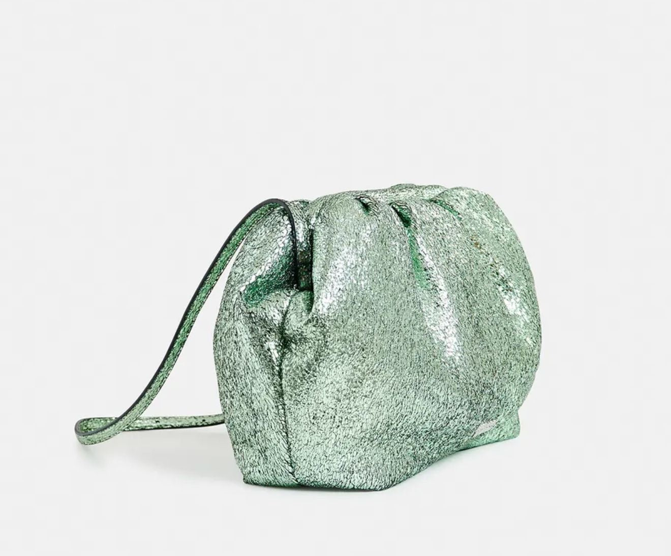 Essentiel antwerp clutch con tracolla verde