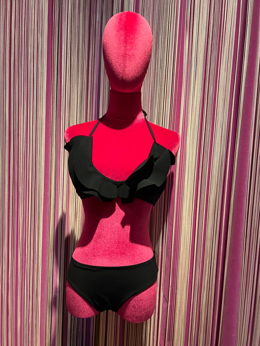 Cinzia Cortesi costume bikini nero Elsa/Nora