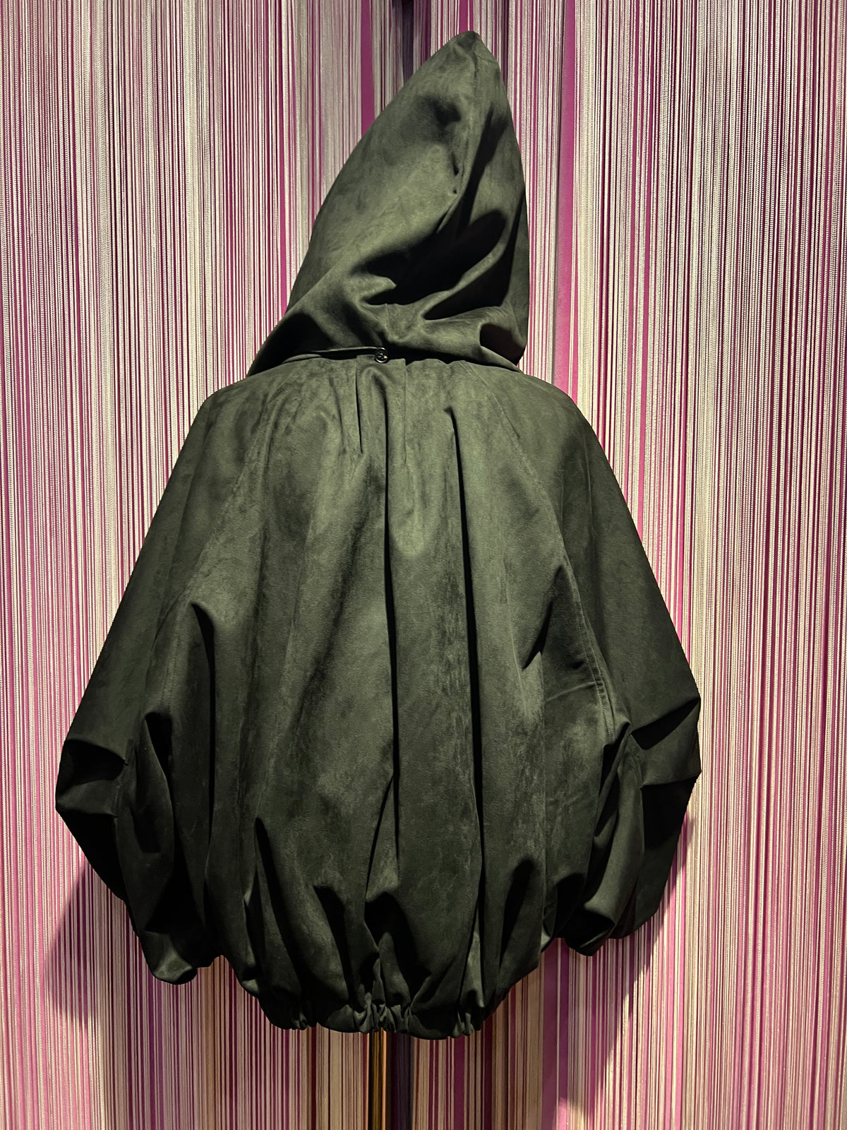 SU official giacca/bomber nero con cappuccio rimovibile