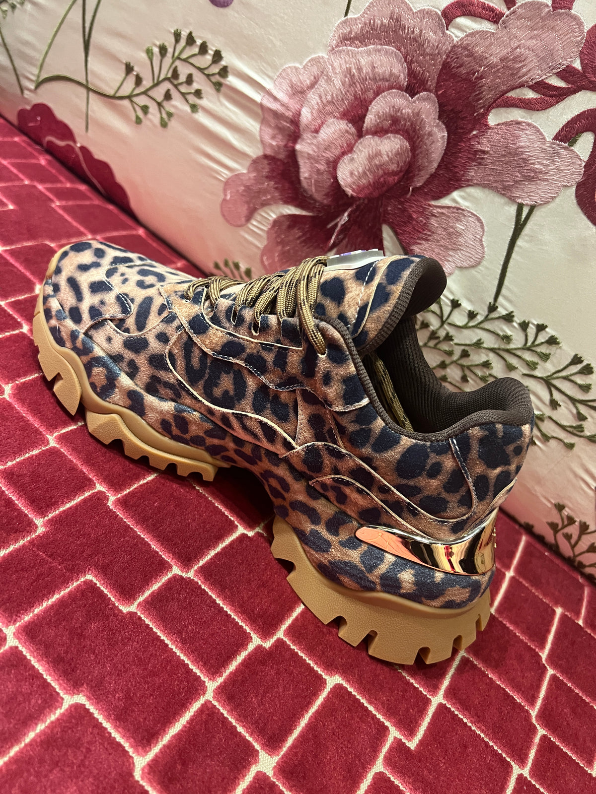 Joia Paris sneaker chunky stampa animalier
