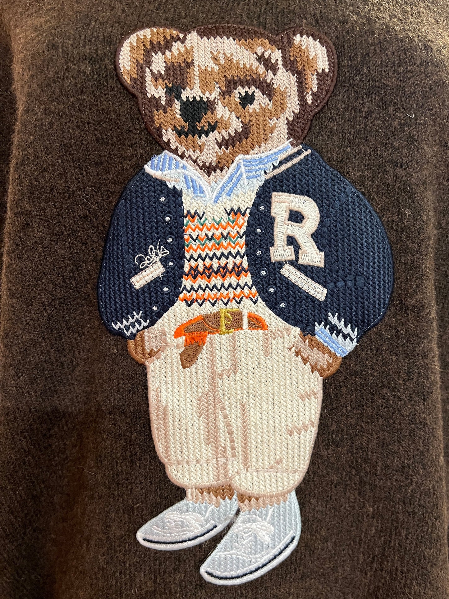 The room completo maglia con teddy , cappuccio con ecopelliccia rimovibile, gonna lunga marrone