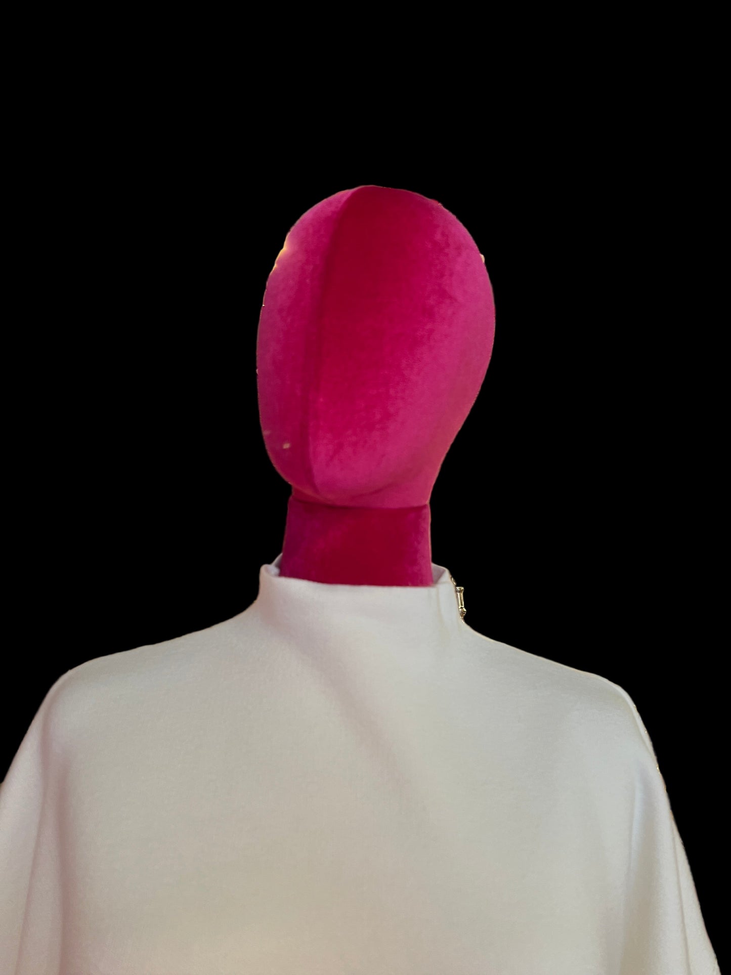 The room completo 3 pezzi panna , tuta in maglia con gilet ecopelliccia