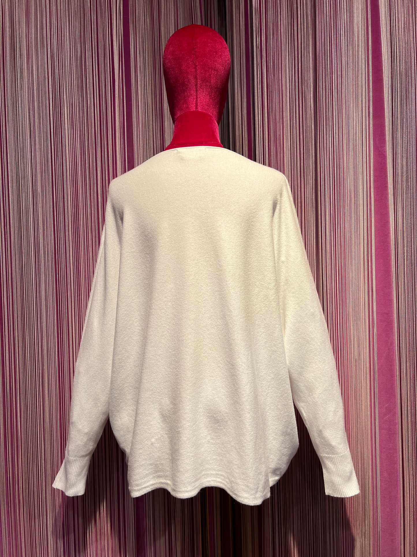 The room maglia bianca con perle