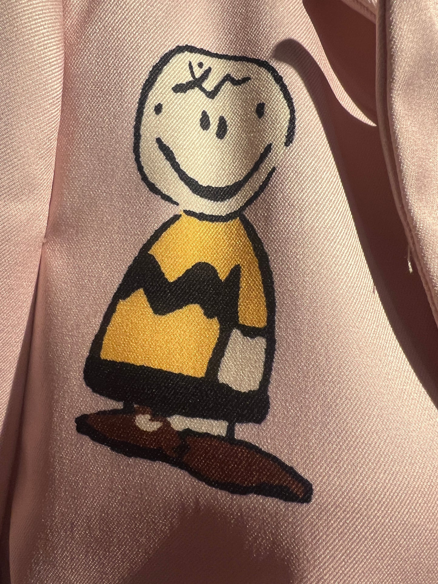 Pds  giacca over con stampe e patch paillettes snoopy retro