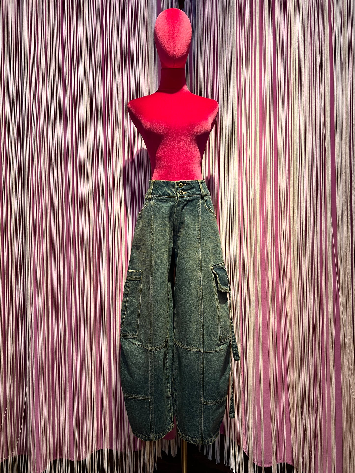 Front street pantalone cargo denim