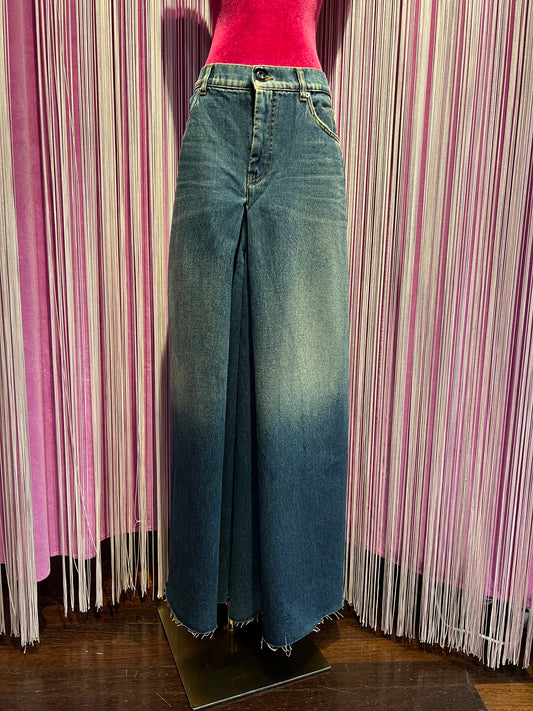 Semicouture pantagonna jeans denim
