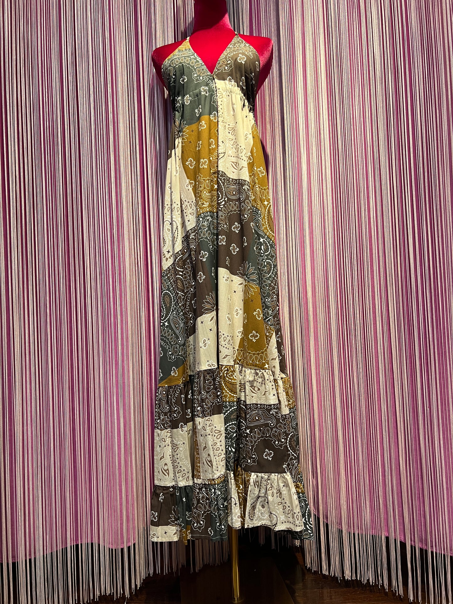 5 Progress abito lungo bandana