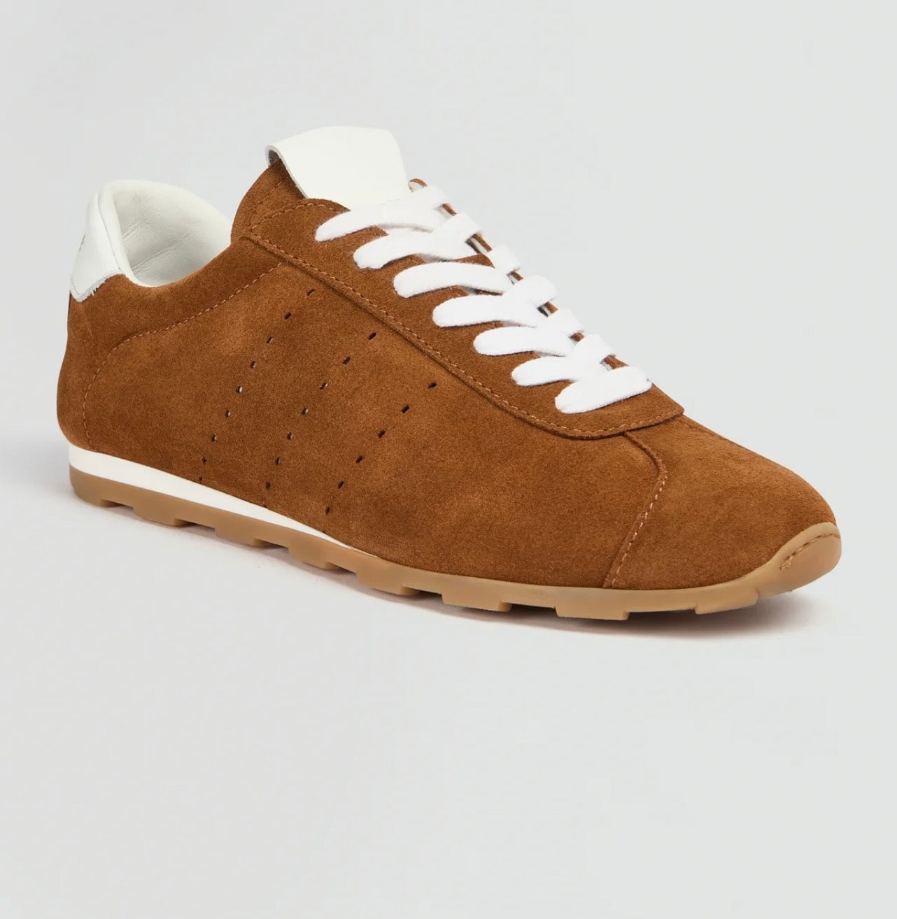 Semicouture sneaker camoscio nocciola