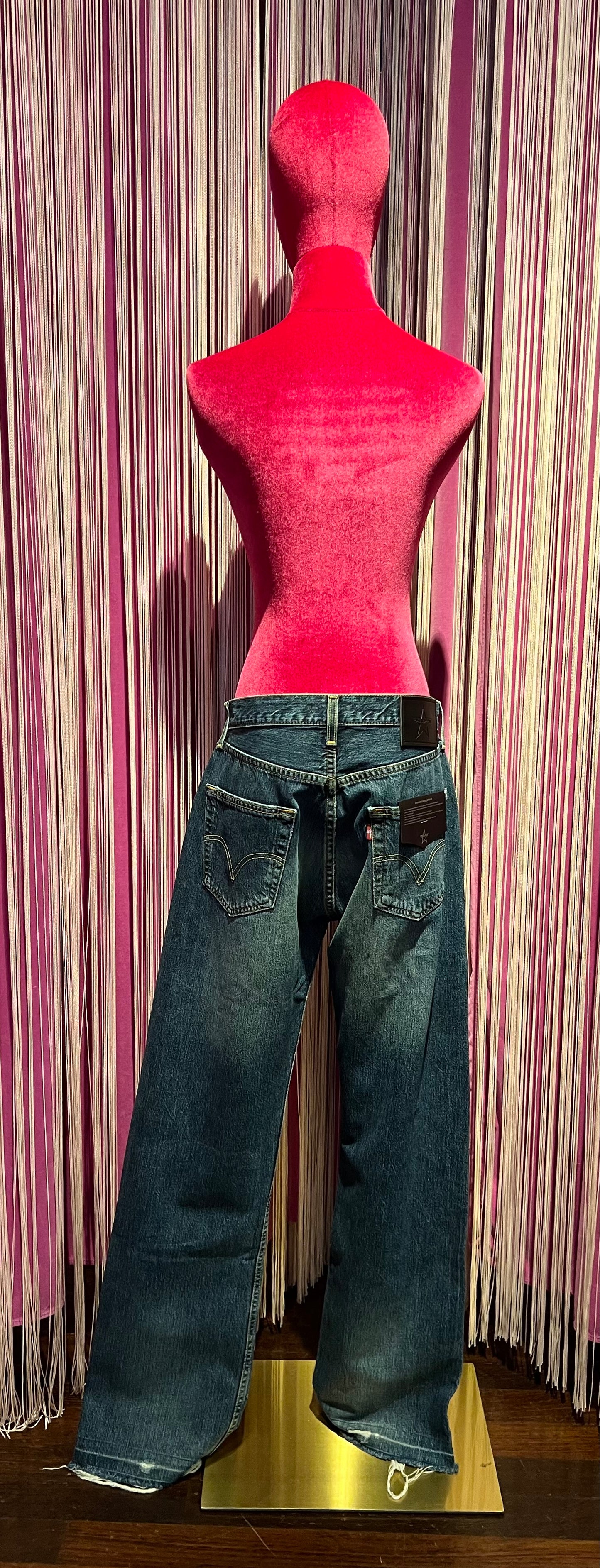 Rossano Perini jeans denim vintage ultraboy applicazione cristalli