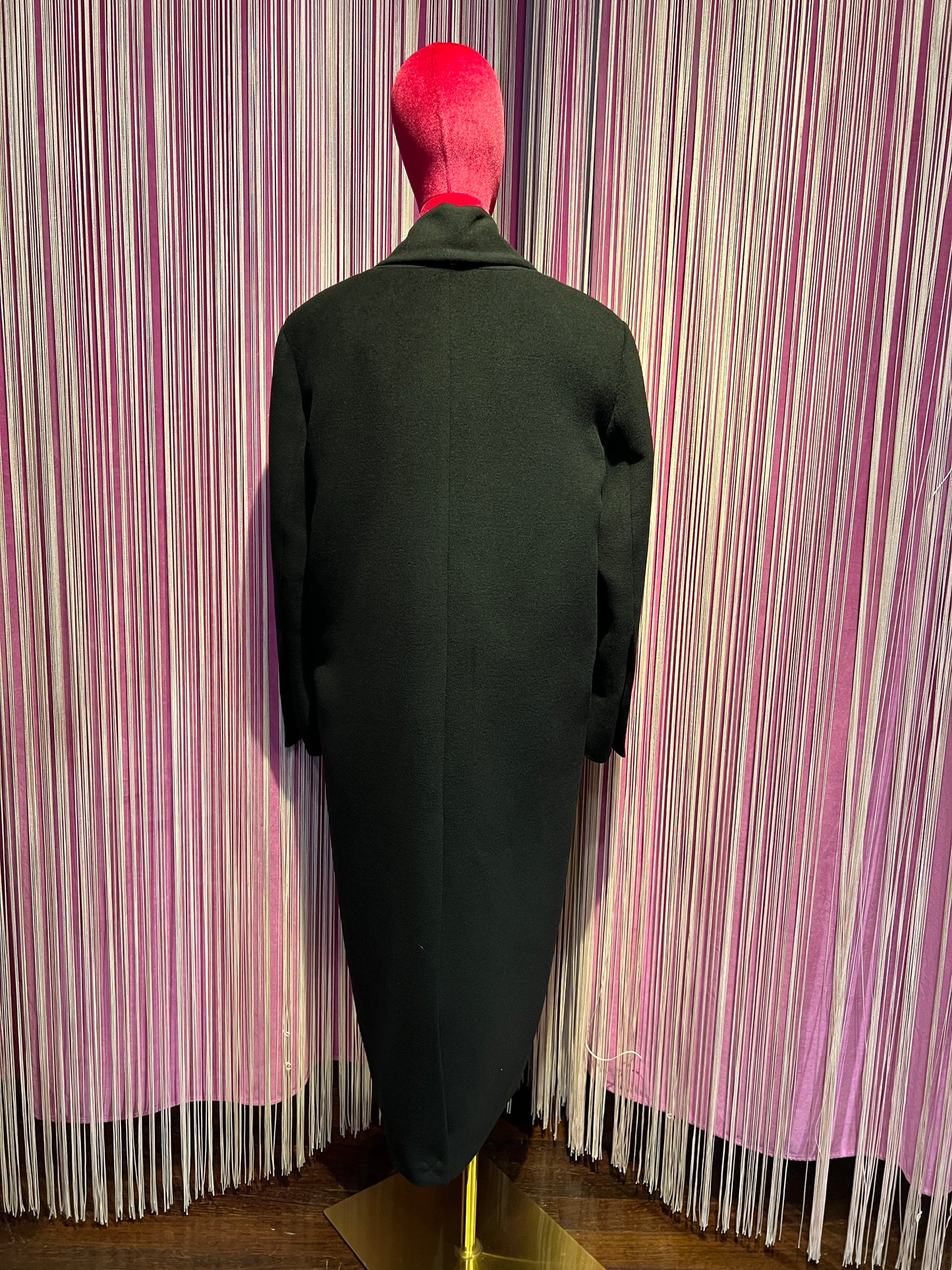SU official cappotto lungo con sciarpa rimovibile
