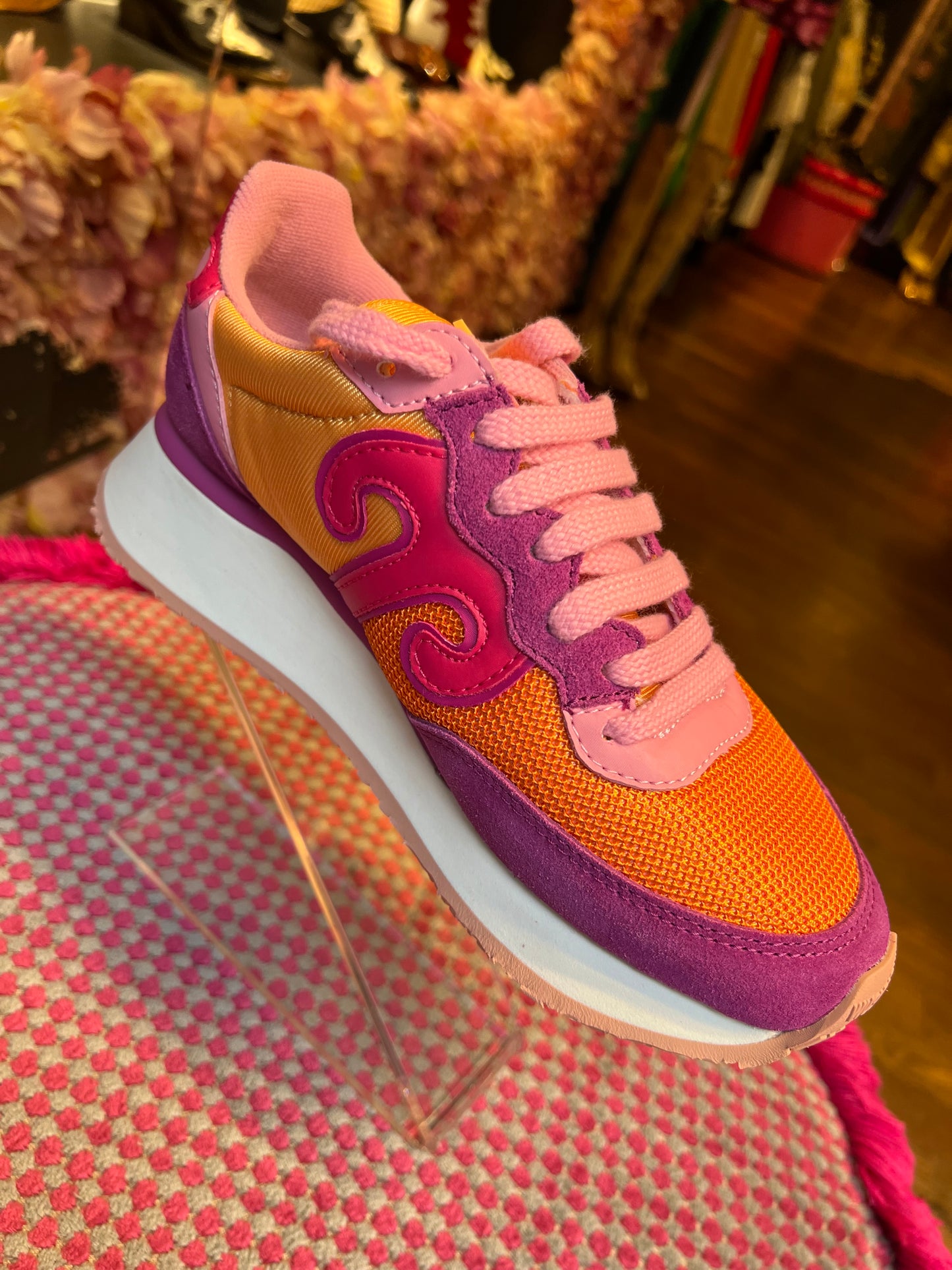 Wushu Ruyi sneakers arancio/ rosa