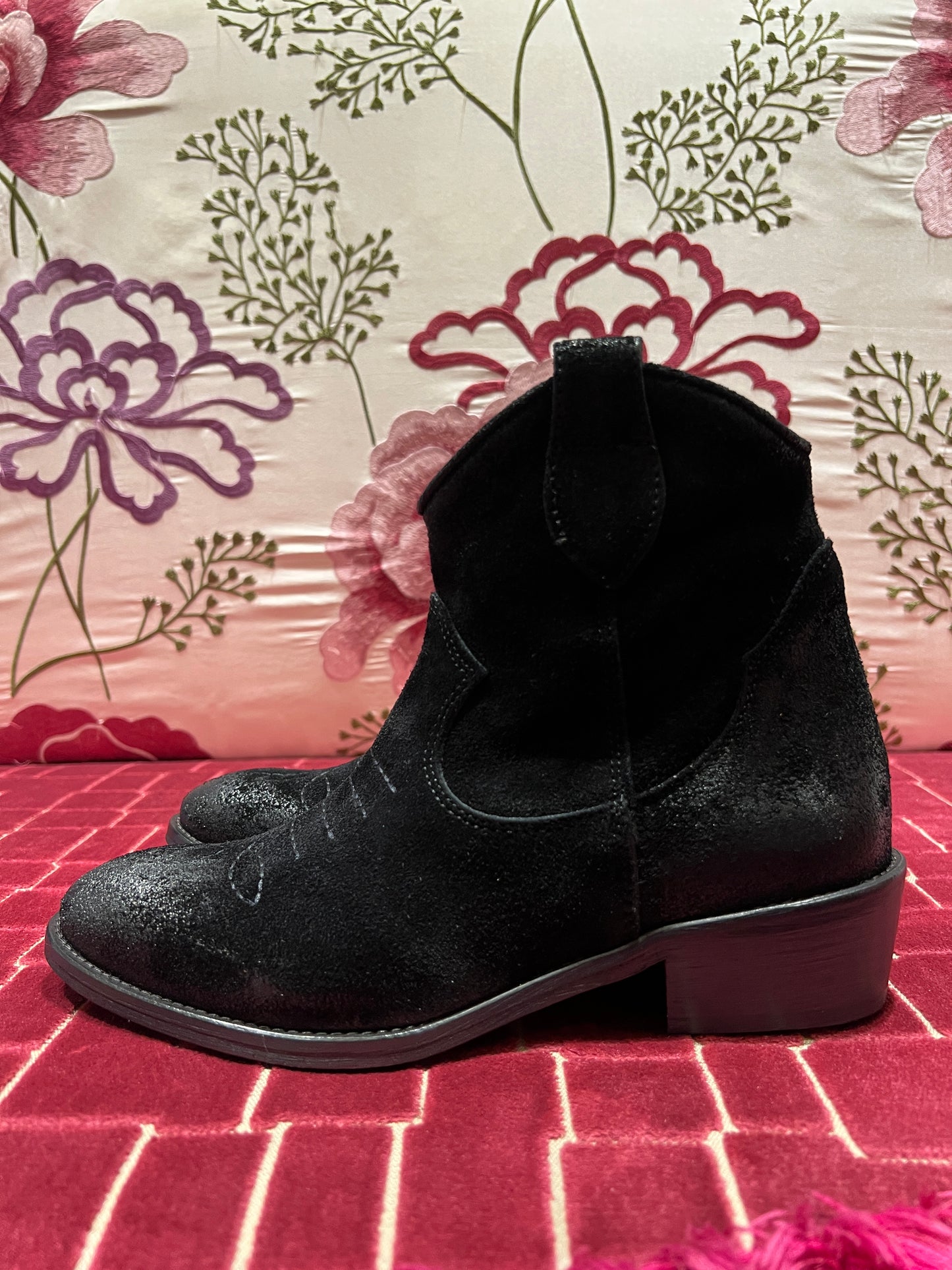 Je t’aime sconto -20% texano ingrassato nero con impunture