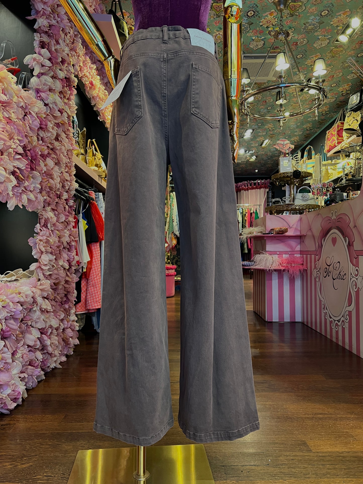 Front street pantalone con laccetto testa di moro vestibilita’ ampia