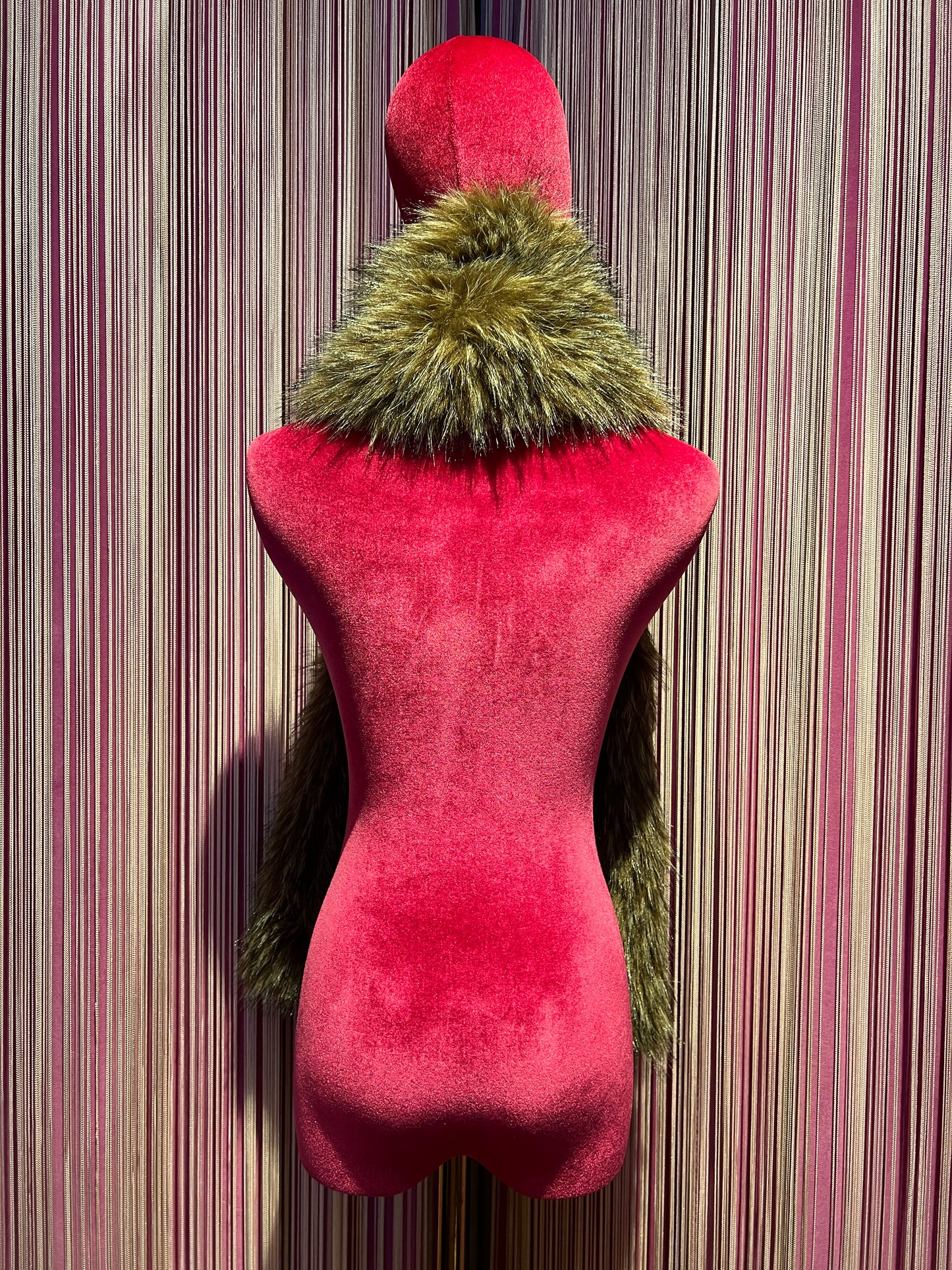 Bazar deluxe sciarpa in ecopelliccia
