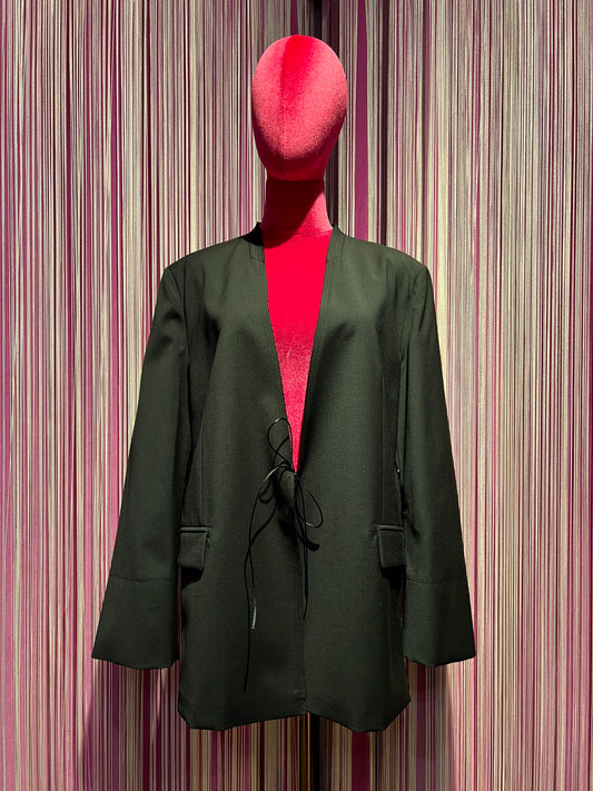 SU official blazer oversize collo taglio vivo