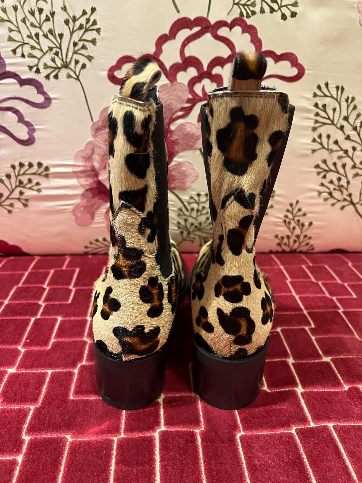 Ermanno Scervino stivale in cavallino stampa leopardata