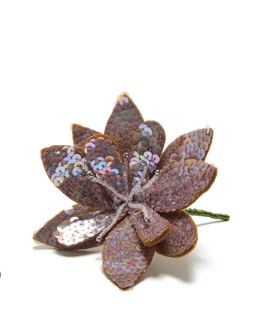 Maliparmi spilla fiore di paillettes