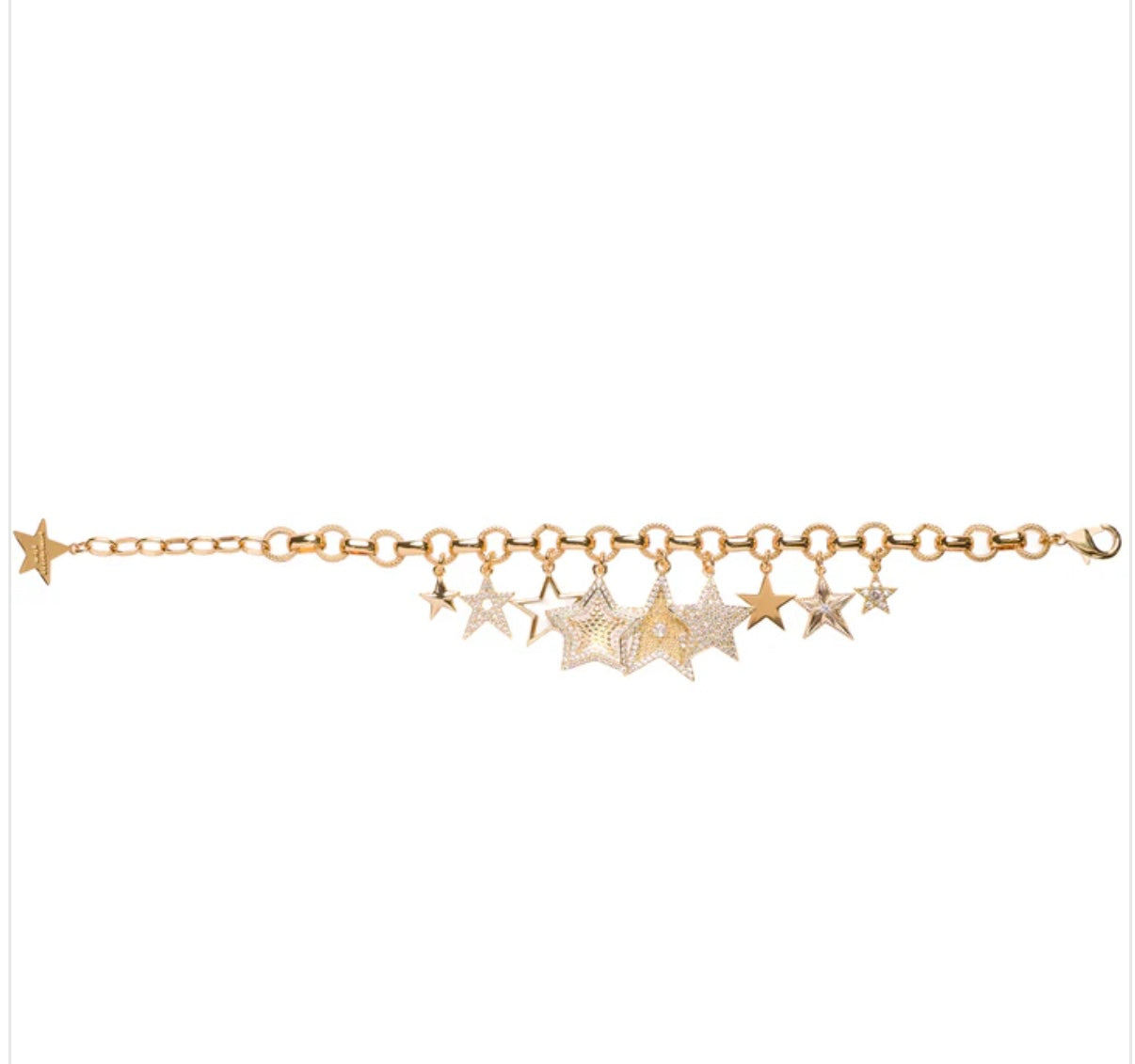 Principessa glam bracciale magic Stars metallo oro