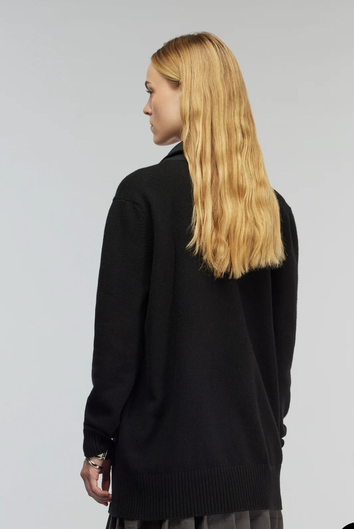 Semicouture giacca in misto lana , modello con rever