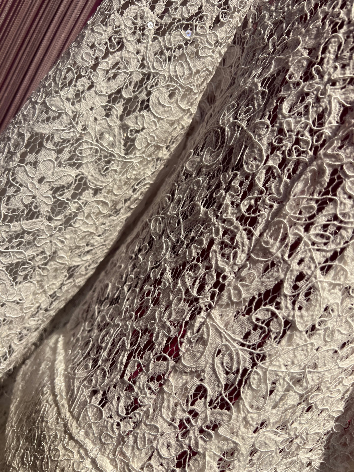 Mon amour Paris -30% di sconto giacca di pizzo e paillettes bianco