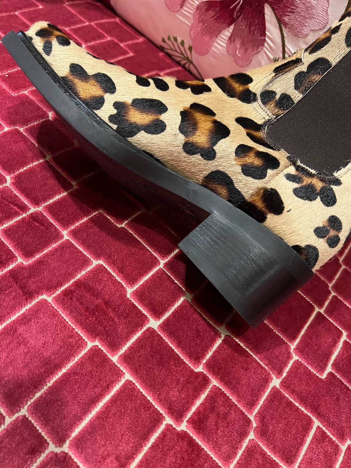 Ermanno Scervino stivale in cavallino stampa leopardata