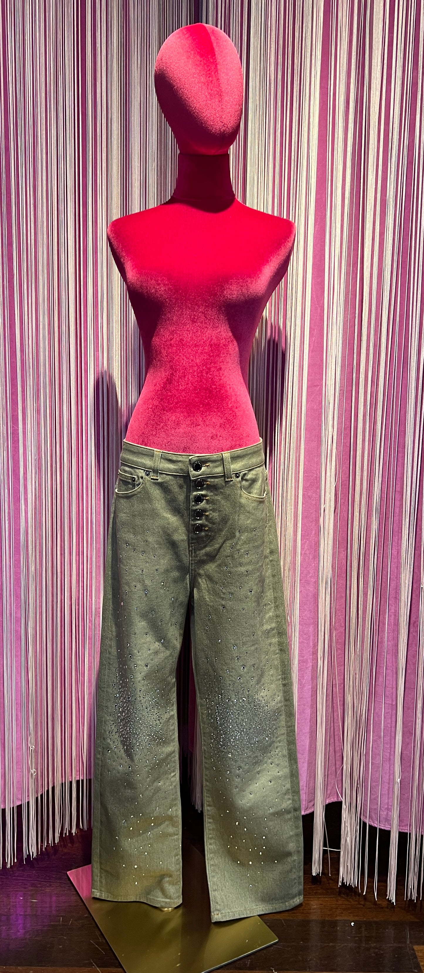 Rossano Perini jeans con Swarovski modello loose