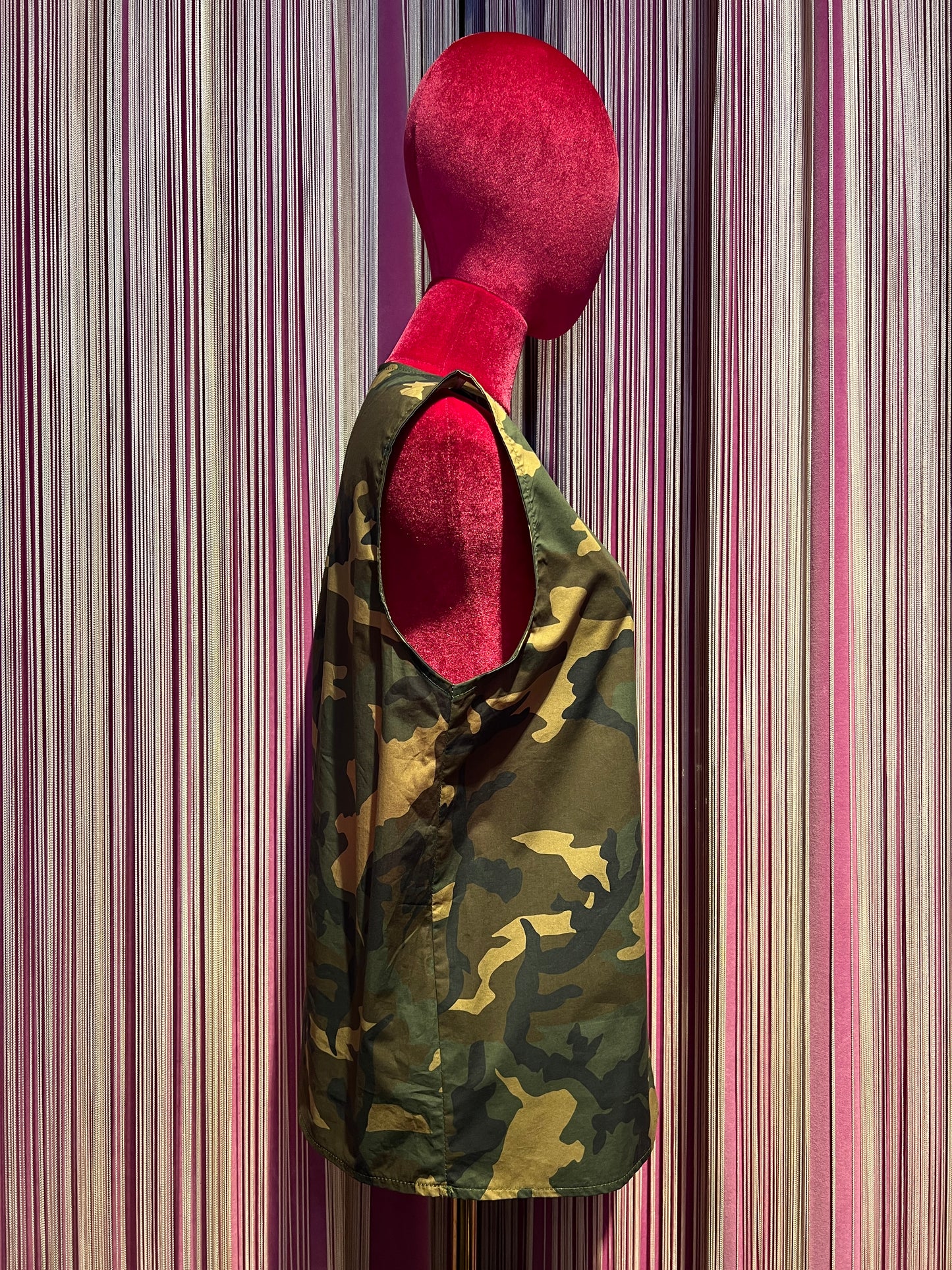 Mon amour Paris completo top e bermuda camouflage con applicazione