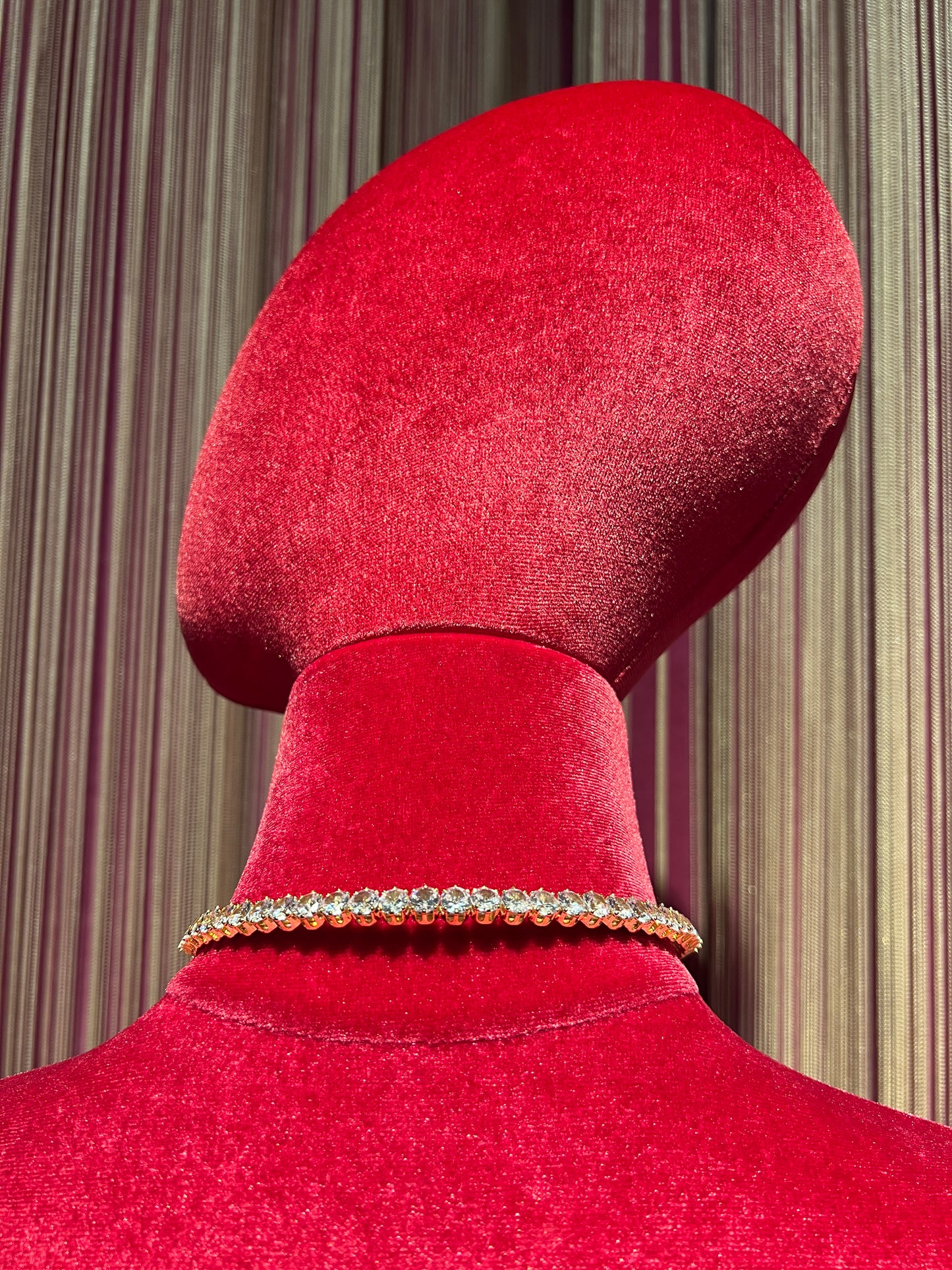 Collarino oro-zirconi crystal