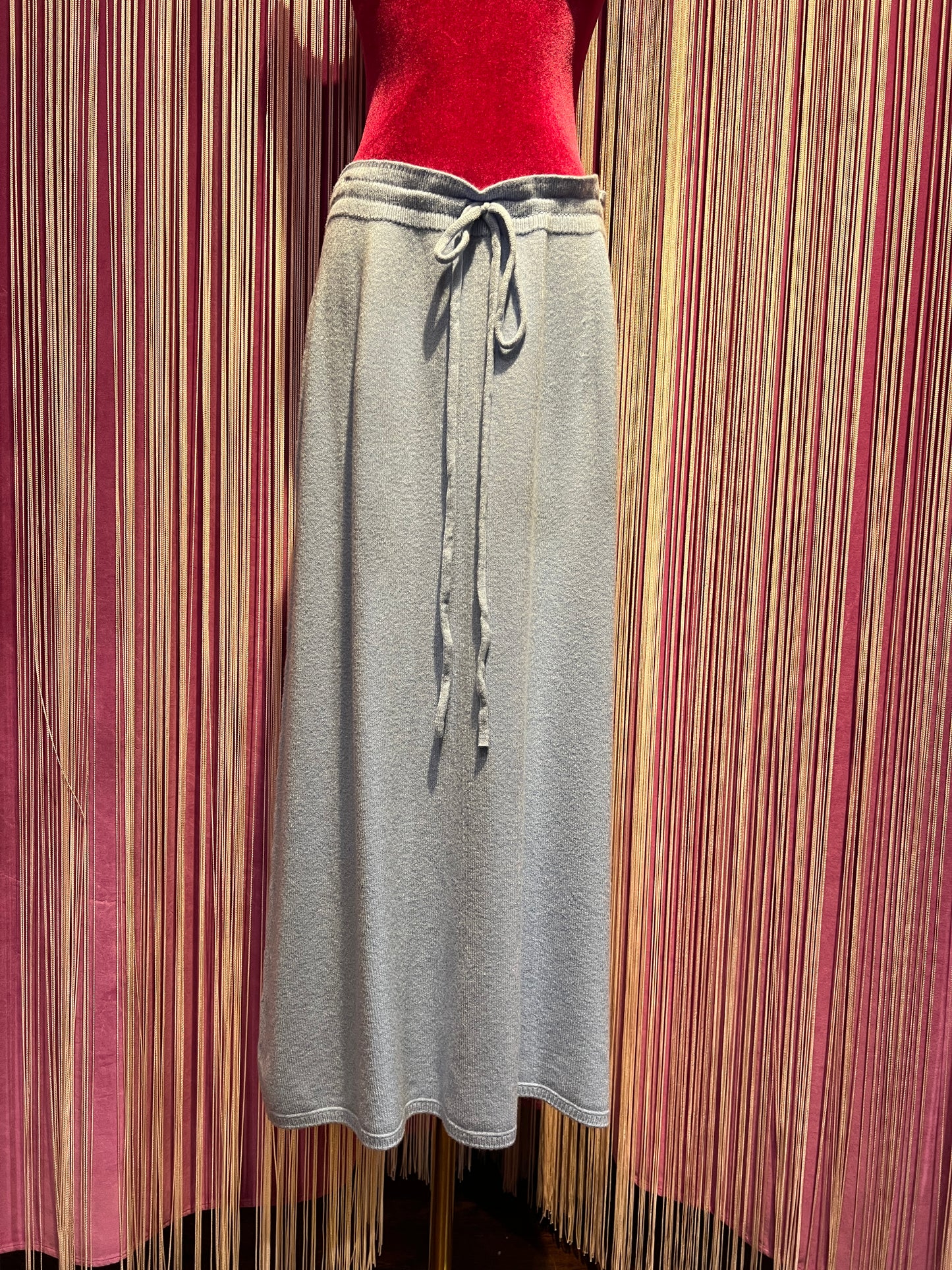 Love & roses completo celeste con patch maglia e gonna