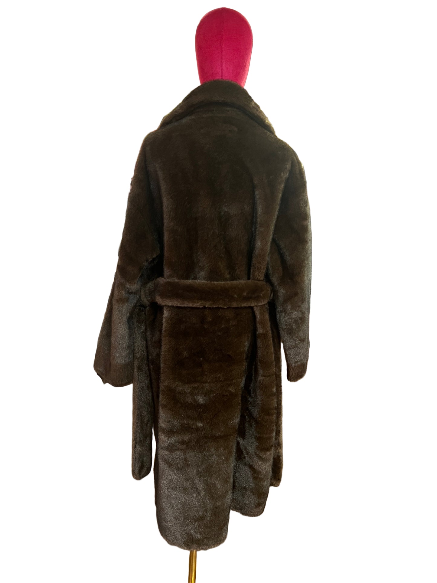 ABpink🩷 eco visone marrone con patch teddy