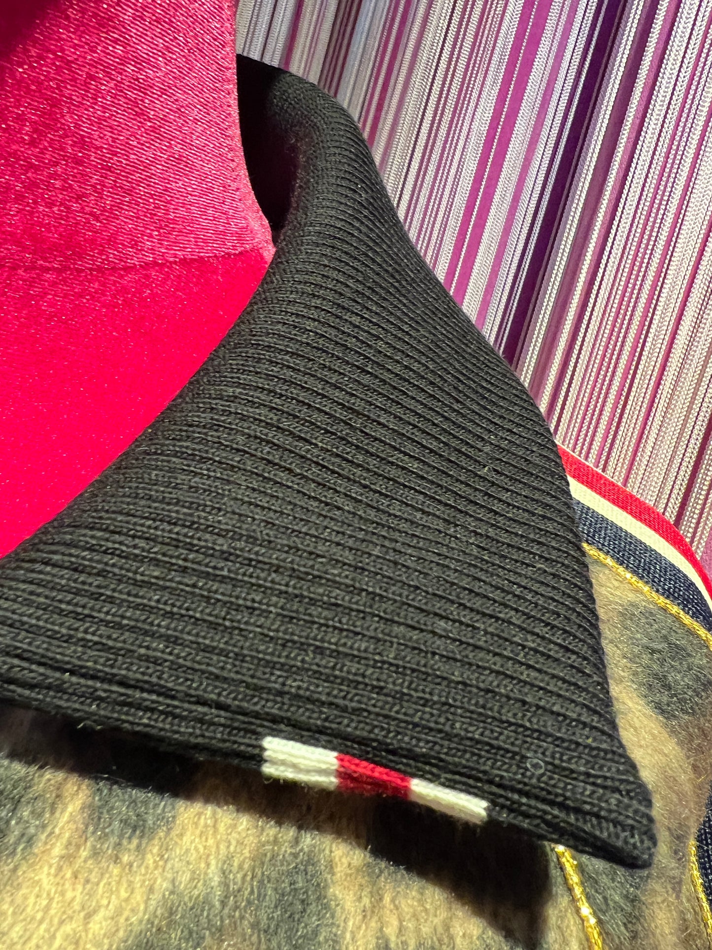 5 Progress cappotto lungo maculato  con patch di paillettes