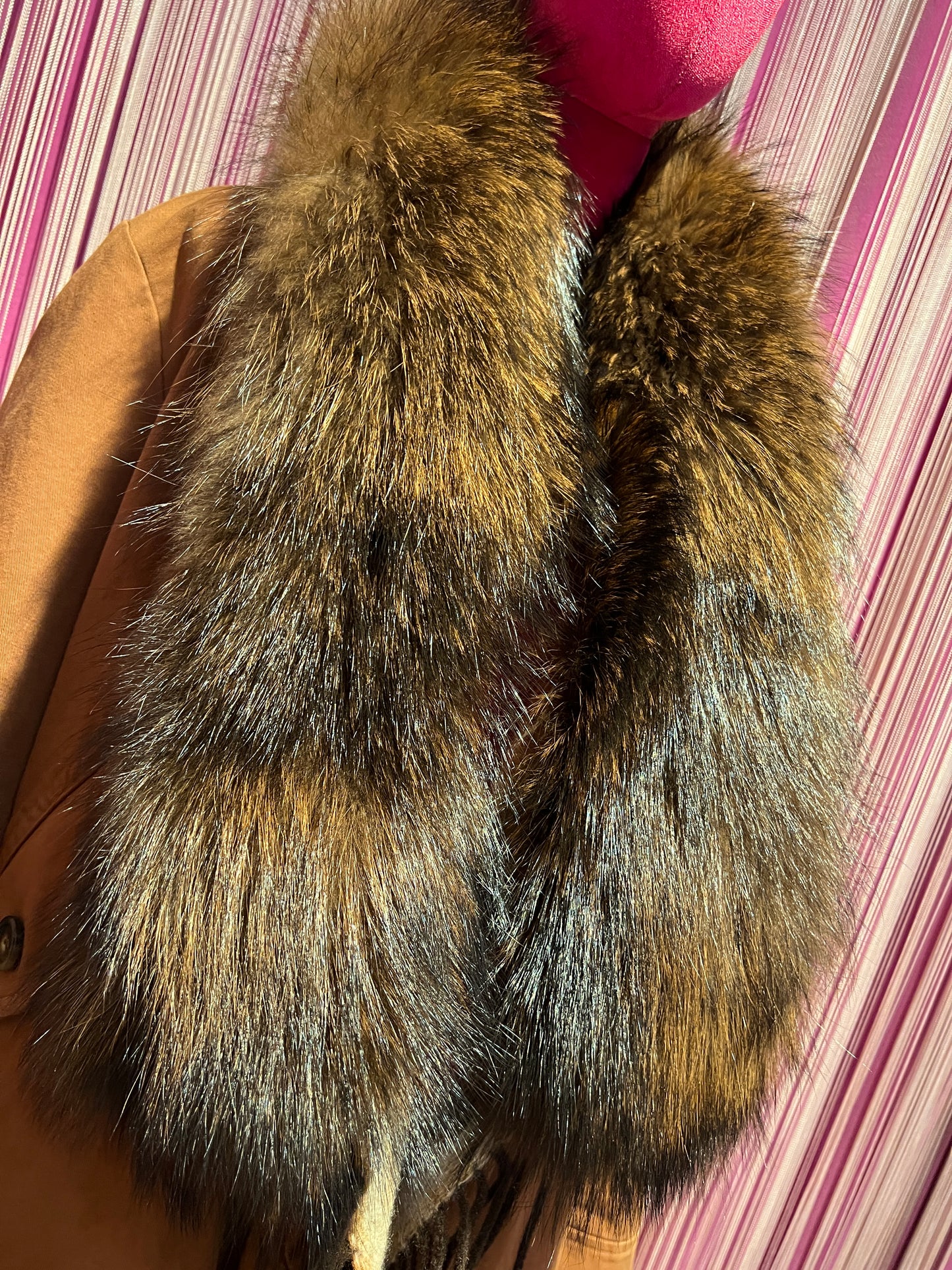 Bazar deluxe giaccone piu gilet rimovibile con pelliccia raccoon