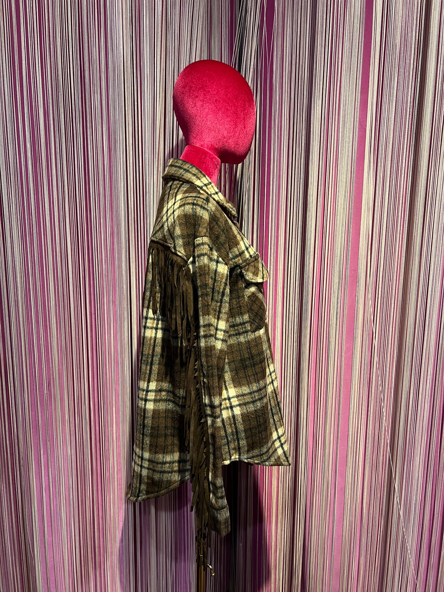 The room camicia giacca con frange