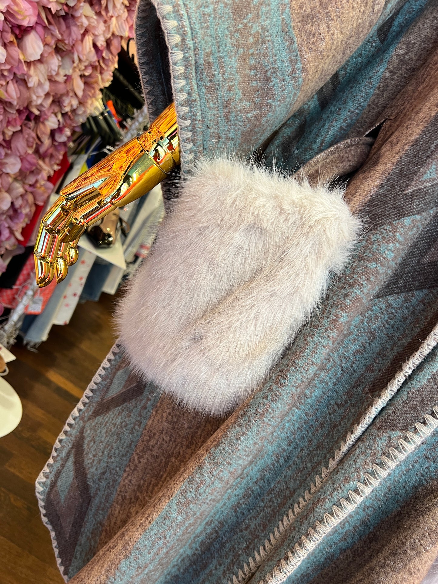 Front street mantella -cappotto jacquard