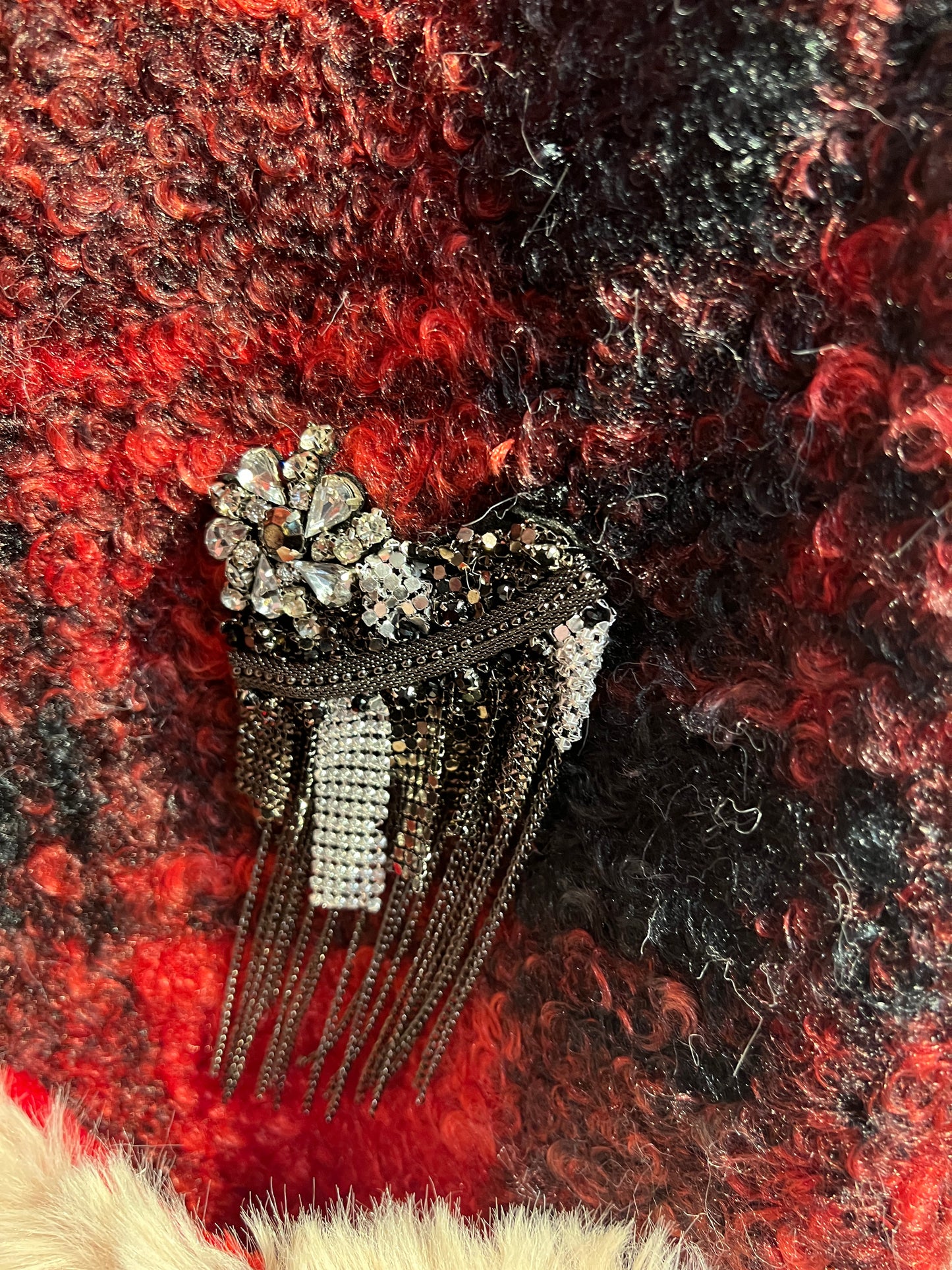 ABpink🩷 mantella boucle fantasia tartan con cappuccio, interno in ecopelle patch teddy