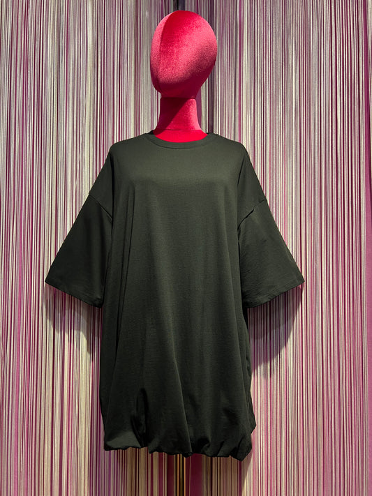 Mon amour Paris abito nero con elastico