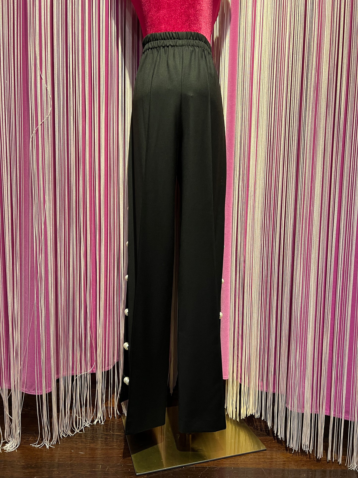 5 Progress pantalone con perle laterali