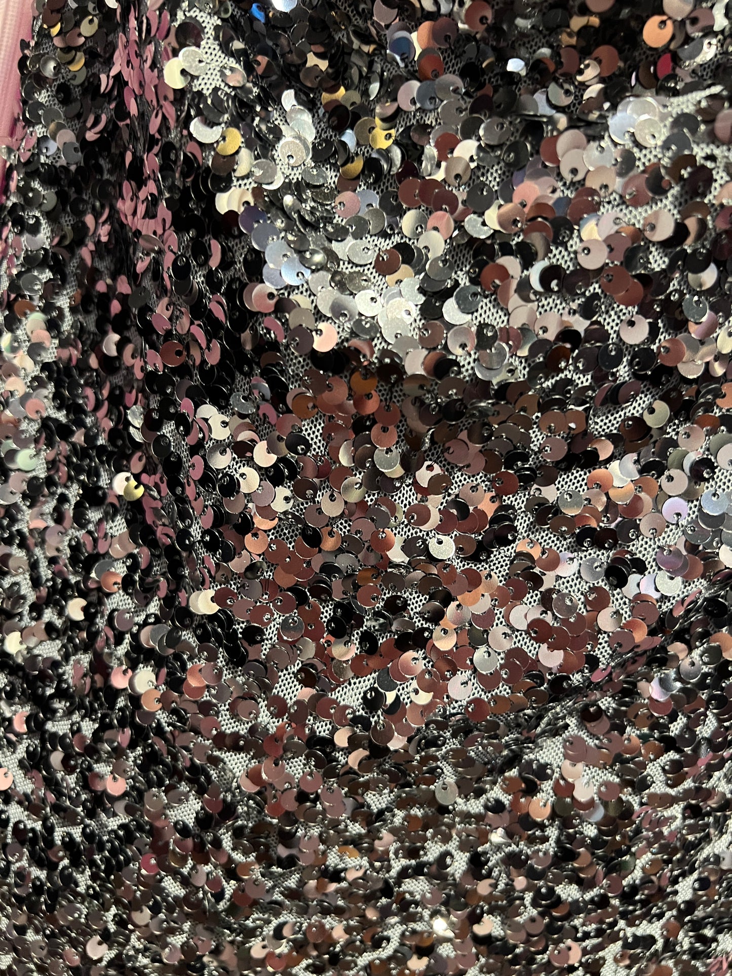 The room canotta paillettes scollo drappeggiato grigio scuro