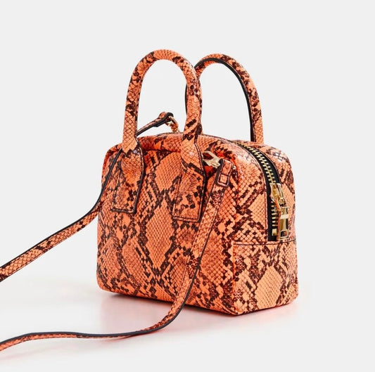 Essentiel antwerp borsa con tracolla arancio