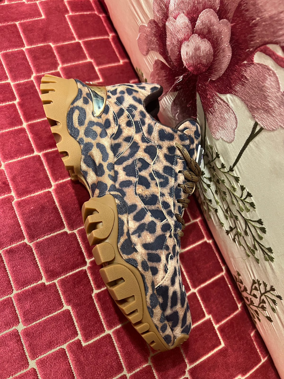 Joia Paris sneaker chunky stampa animalier