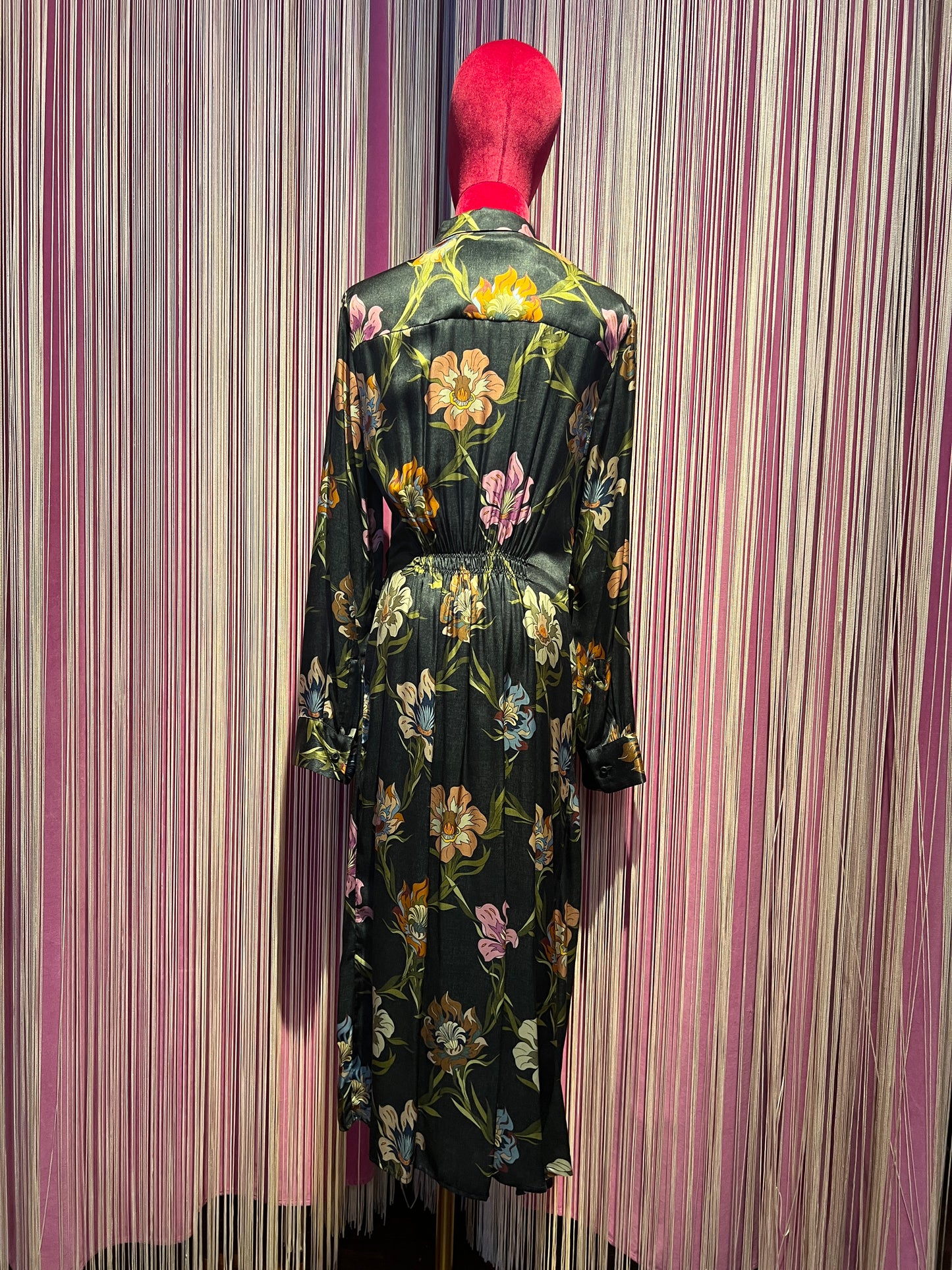 Bazar deluxe abito fantasia floreale manica lunga